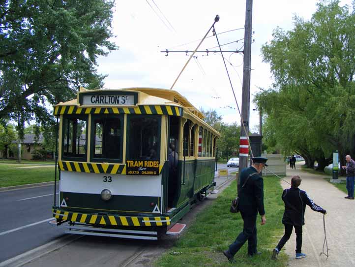 Ballarat Duncan and Fraser Tram 33